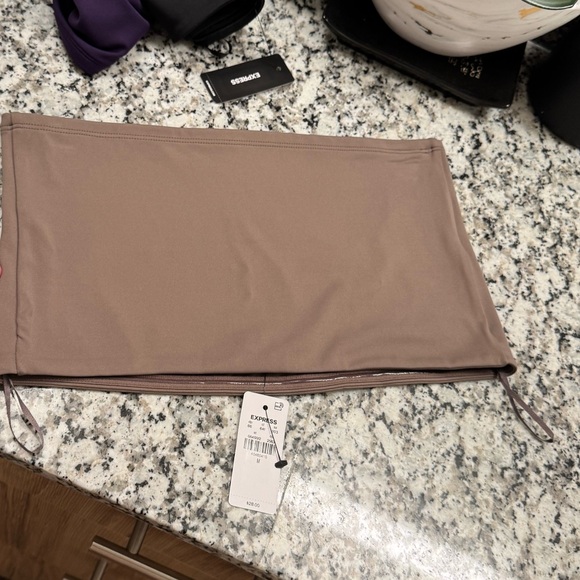 EXPRESS BODY CONTOUR HIGH COMPRESSION CROPPED TUBE TOP - Picture 10 of 11